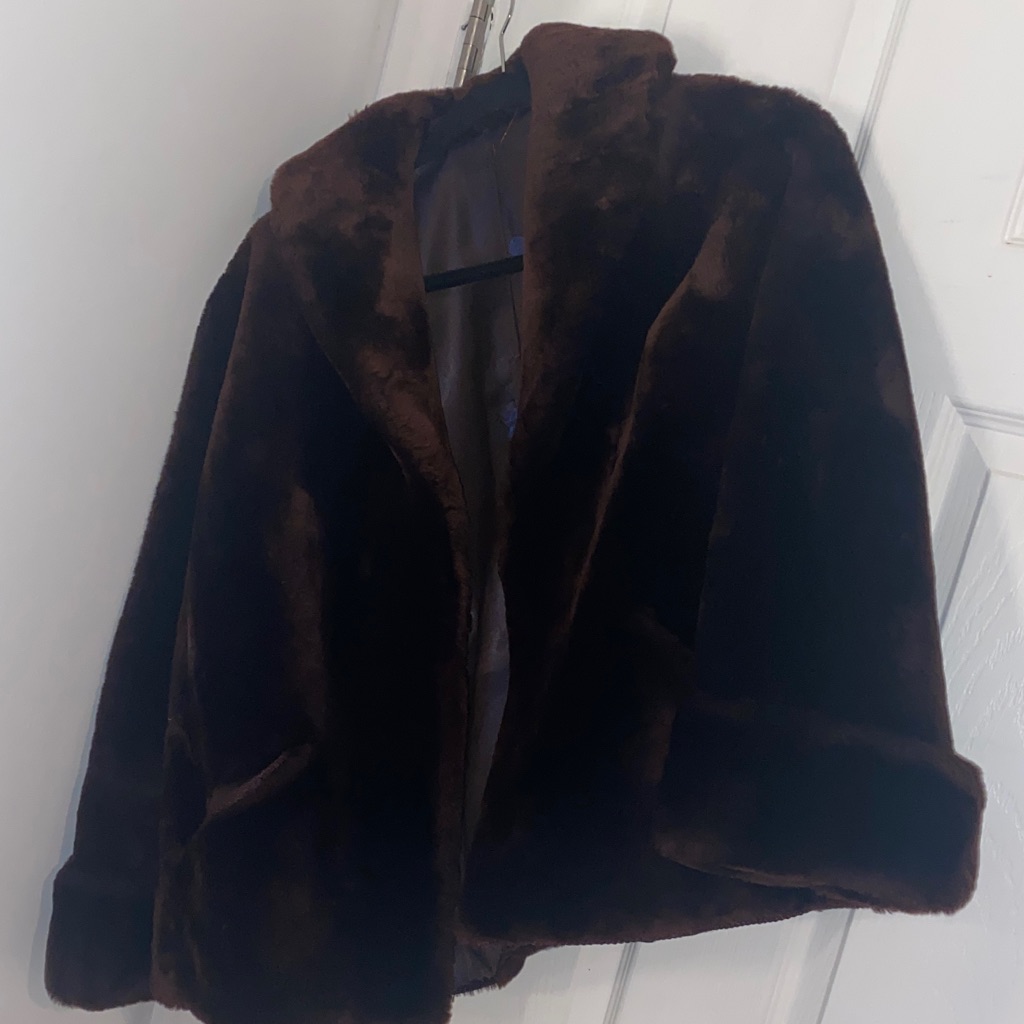 Beau Mouton Brown Fur Coat